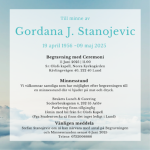 Gordana Jegdic Stanojevic